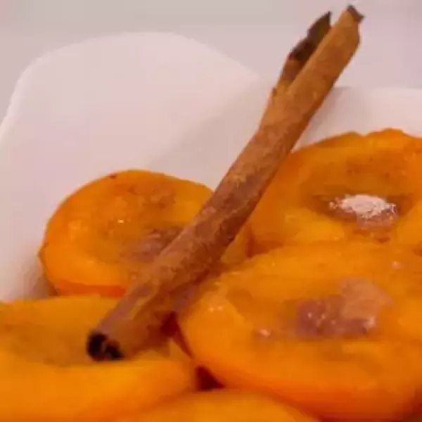 Abricots au cannelle et sucre