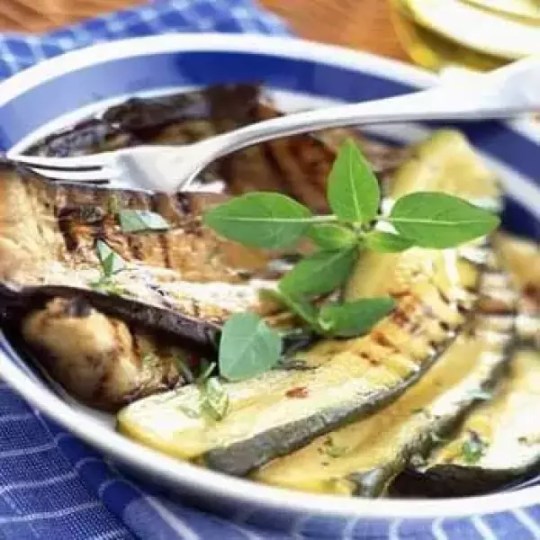 Aubergines à la vinaigrette