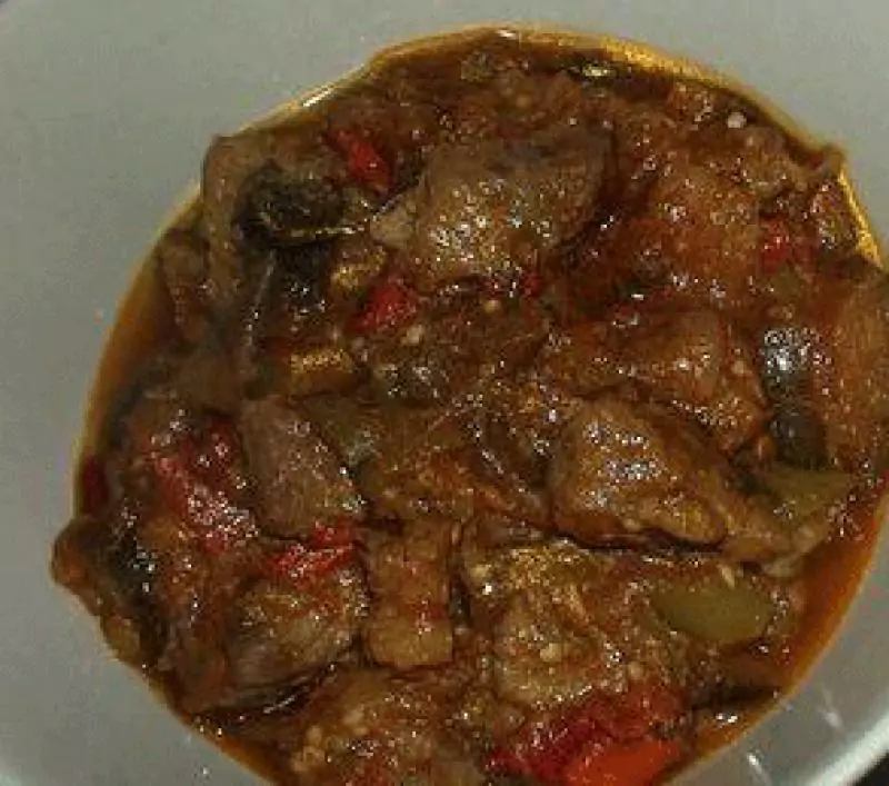 Aubergines en sauce