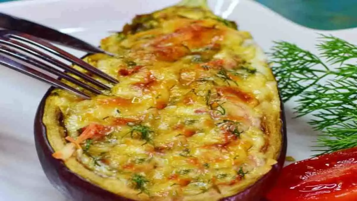 Aubergines farcies aux pommes de terre